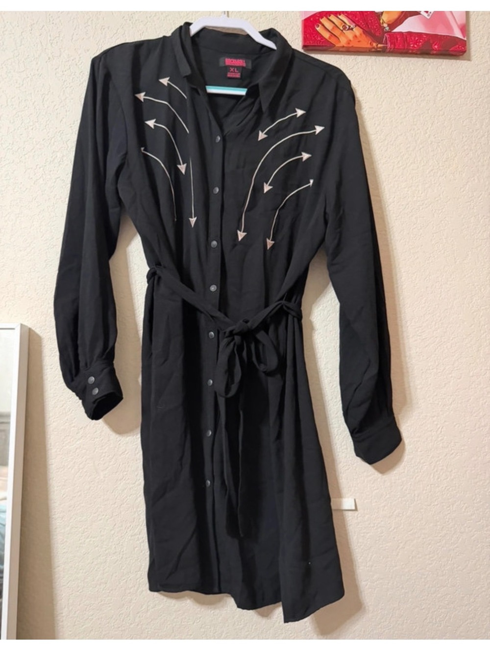 ROCK & ROLL DENIM WOMENS SHIRT DRESS